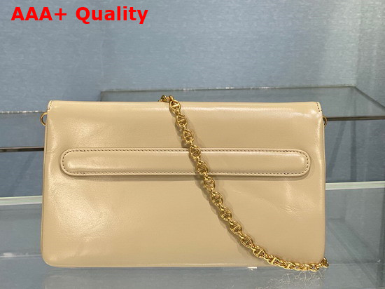 Dior Medium Diordouble Bag Beige Smooth Calfskin Replica