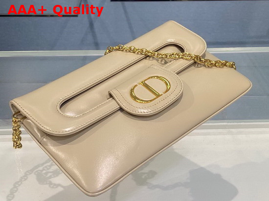 Dior Medium Diordouble Bag Beige Smooth Calfskin Replica