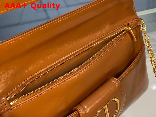 Dior Medium Diordouble Bag Cognac Colored Smooth Calfskin Replica