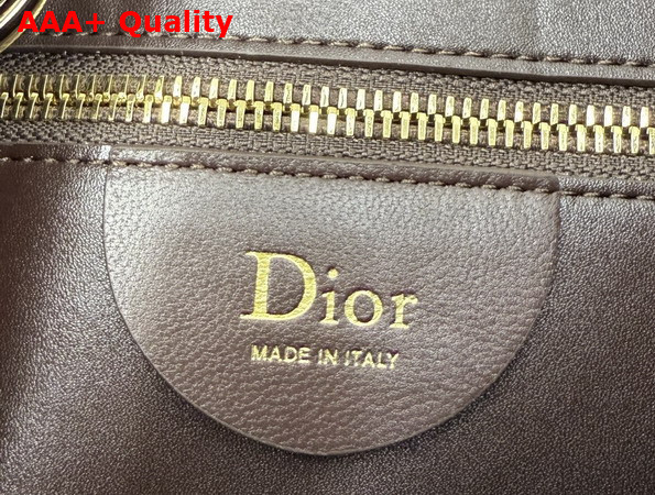 Dior Medium Diorly Bag Chocolate Suede Calfskin Replica