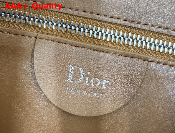 Dior Medium Diorly Bag Golden Saddle Suede Calfskin Replica