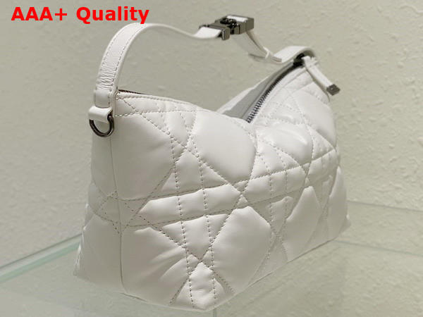 Dior Medium Diortravel Nomad Pouch Latte Macrocannage Calfskin Replica