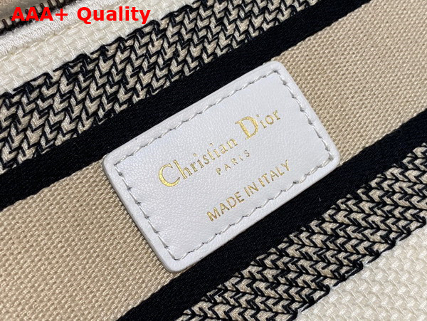 Dior Medium Lady D Lite Bag Ecru Multicolor Dior Jardin d Hiver Embroidery Replica