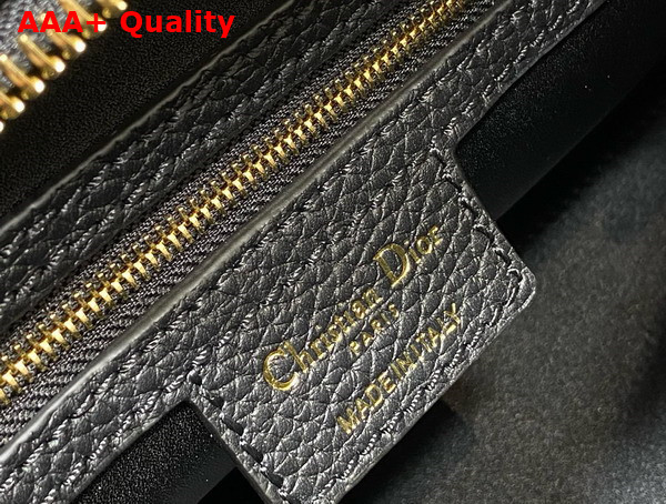 Dior Medium Lady D Sire My Abcdior Bag Black Bull Leather Replica