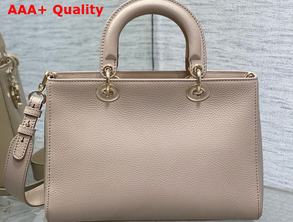 Dior Medium Lady D Sire My Abcdior Bag Powder Beige Bull Leather Replica
