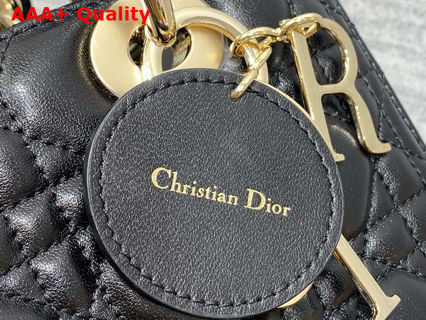Dior Medium Lady Dior Bag in Black Cannage Lambskin Replica