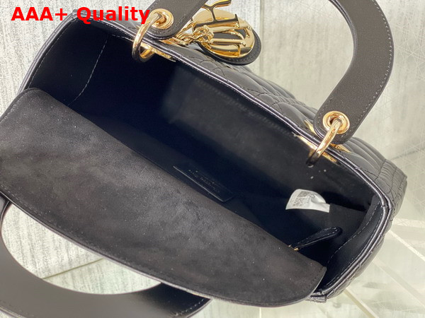 Dior Medium Lady Dior Bag in Black Cannage Lambskin Replica