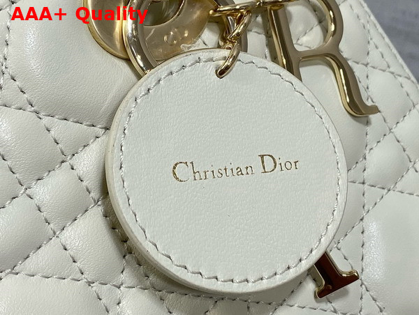 Dior Medium Lady Dior Bag in Latte Cannage Lambskin Replica