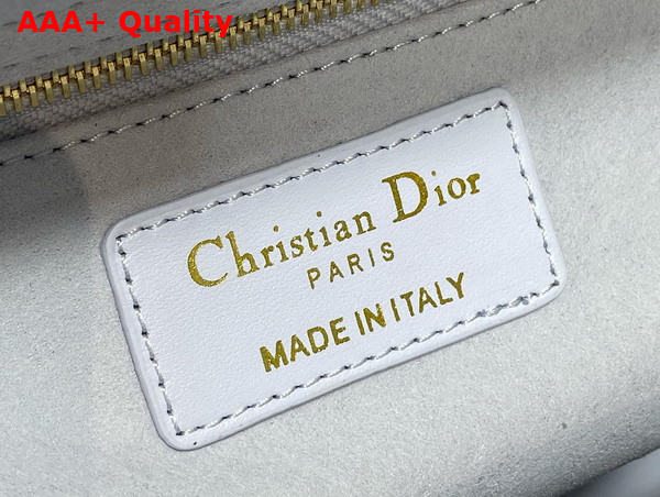 Dior Medium Lady Dior Bag in Shirt Blue Cannage Lambskin Replica