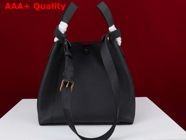 Dior Medium Signature Bucket Bag in Black Grained Calfskin Replica