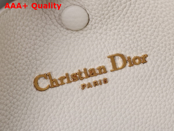 Dior Medium Signature Bucket Bag in Latte Grained Calfskin Replica