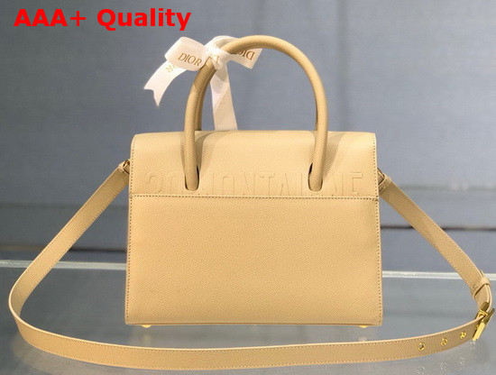 Dior Medium St Honore Tote Beige Grained Calfskin Replica