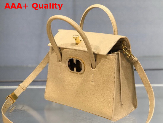 Dior Medium St Honore Tote Beige Grained Calfskin Replica