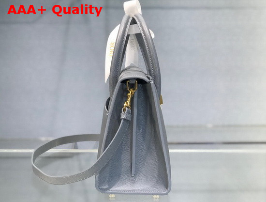 Dior Medium St Honore Tote Cloud Blue Grained Calfskin Replica