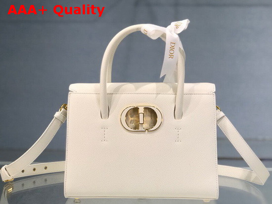 Dior Medium St Honore Tote Latte Grained Calfskin Replica