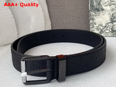Dior Men Belt Black Dior Gravity Leather 35mm Replica