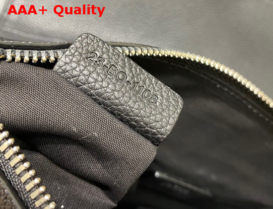 Dior Men Saddle Bag Black Grained Calfskin Replica