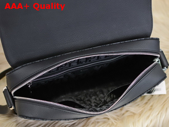 Dior Messenger Bag in Black Dior Oblique Jacquard Canvas Replica