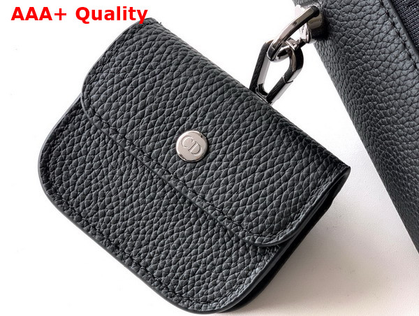 Dior Mini Bucket Black Dior Oblique Jacquard and Black Grained Calfskin Replica