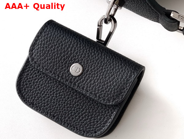 Dior Mini Bucket in Black Grained Calfskin Replica