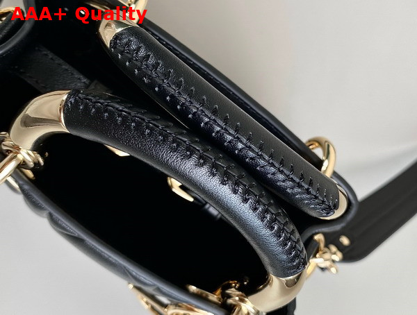 Dior Mini Lady 95 22 Bag Black Cannage Calfskin Replica