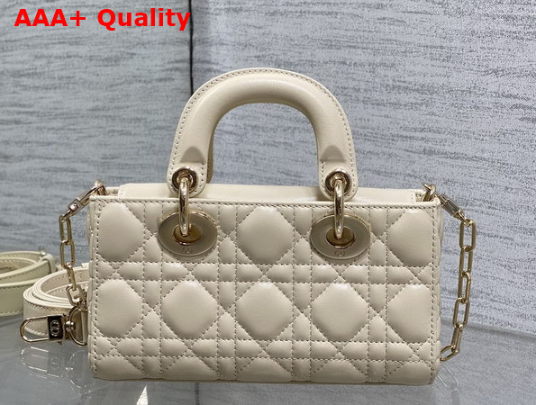 Dior Mini Lady D Joy Bag Trench Cannage Lambskin with Leather Bow Replica