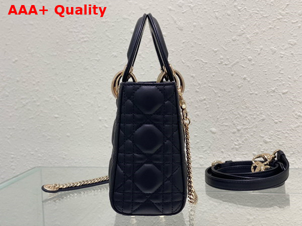 Dior Mini Lady Dior Bag Black Cannage Lambskin Replica