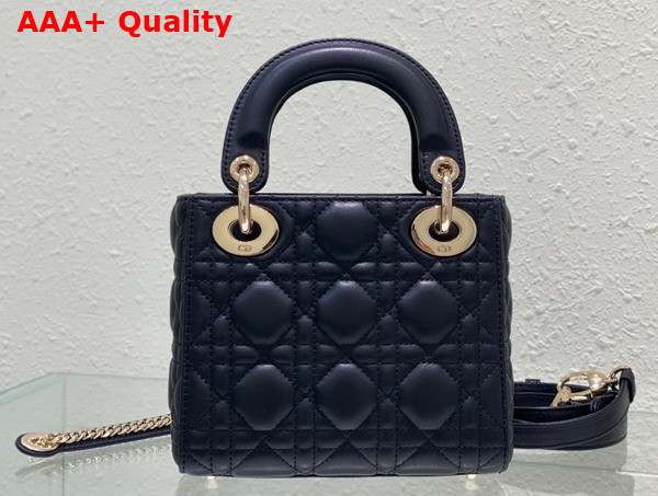 Dior Mini Lady Dior Bag Black Cannage Lambskin Replica