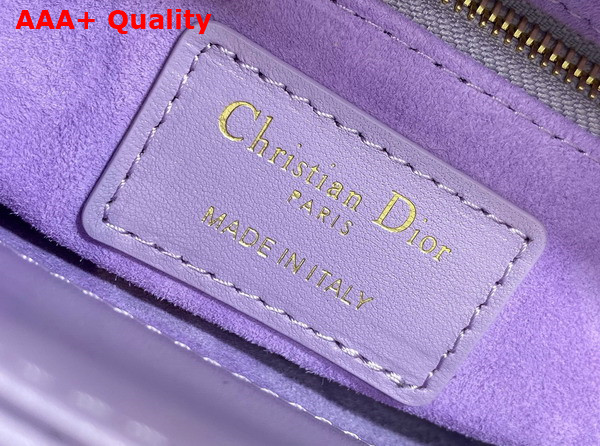 Dior Mini Lady Dior Bag Lilac Cannage Lambskin Replica