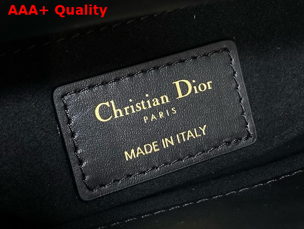 Dior Mini Lady Dior Bag in Black and White Cannage Tweed Replica