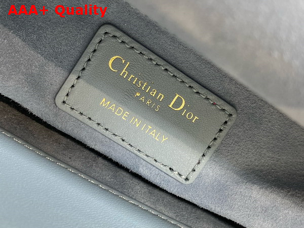 Dior Mini Lady Dior Bag in Cloud Blue Cannage Lambskin with Resin DIOR Charms Replica
