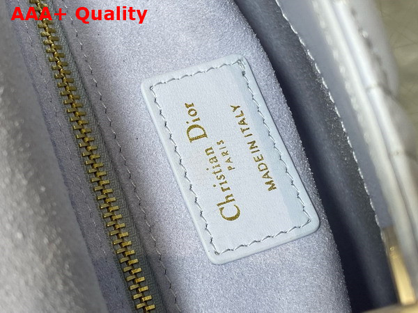 Dior Mini Lady Dior Bag in Light Blue Cannage Lambskin Replica