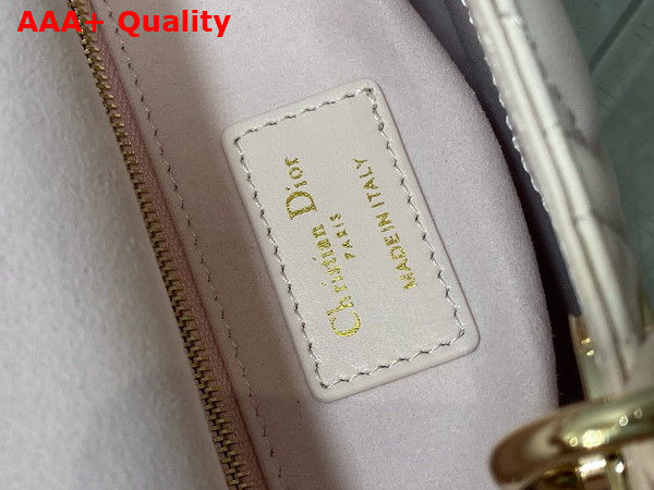 Dior Mini Lady Dior Bag in Light Pink Cannage Lambskin Replica