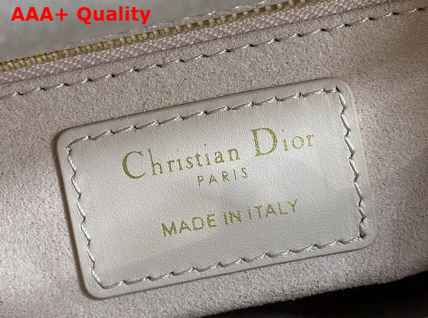 Dior Mini Lady Dior Bag with Chain Rose Soupir Cannage Lambskin Replica