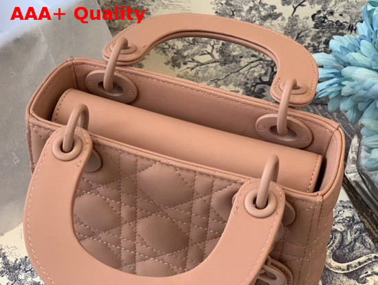 Dior Mini Lady Dior Ultra Matte Bag in Nude Replica