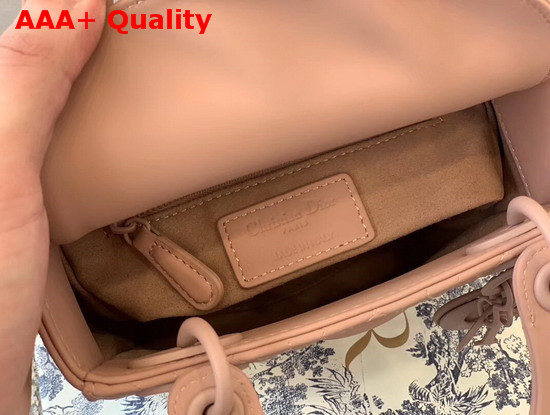 Dior Mini Lady Dior Ultra Matte Bag in Nude Replica