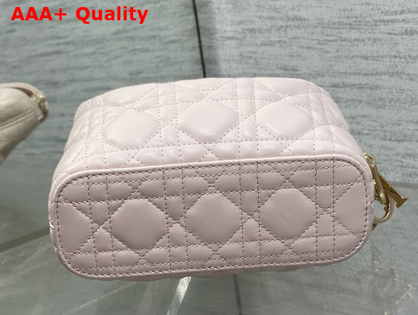 Dior Mini Toujours Hobo Bag in Ballet Pink Cannage Lambskin Replica