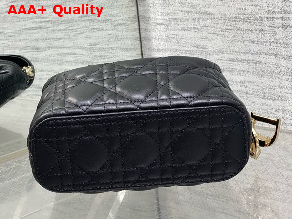 Dior Mini Toujours Hobo Bag in Black Cannage Lambskin Replica