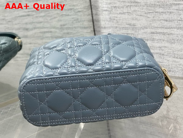 Dior Mini Toujours Hobo Bag in Cloud Blue Cannage Lambskin Replica