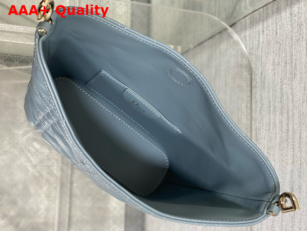 Dior Mini Toujours Hobo Bag in Cloud Blue Cannage Lambskin Replica