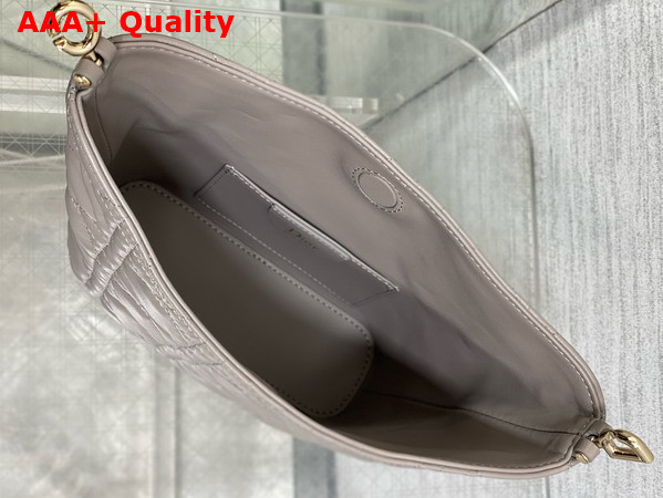Dior Mini Toujours Hobo Bag in Gray Cannage Lambskin Replica