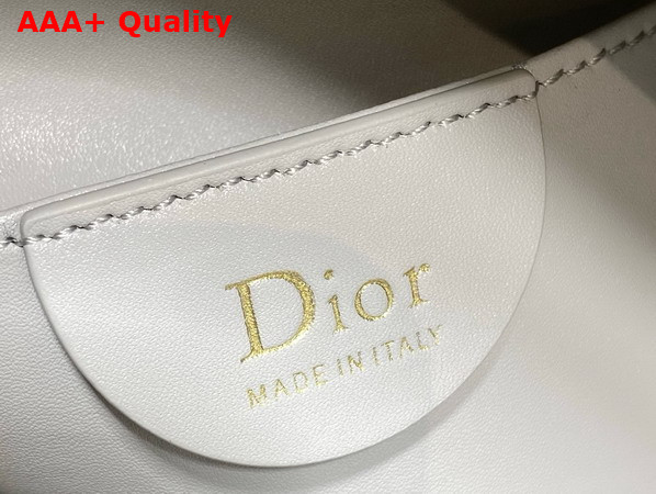 Dior Mini Toujours Hobo Bag in Gray Cannage Suede Goatskin Replica
