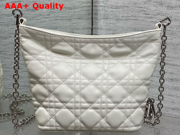 Dior Mini Toujours Hobo Bag in Latte Cannage Lambskin Replica