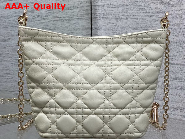 Dior Mini Toujours Hobo Bag in Pale Green Cannage Lambskin Replica