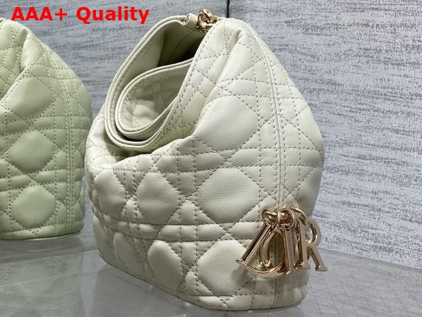 Dior Mini Toujours Hobo Bag in Pale Green Cannage Lambskin Replica