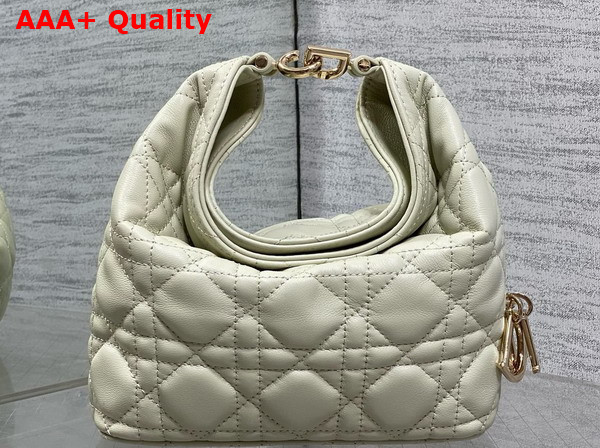 Dior Mini Toujours Hobo Bag in Pale Green Cannage Lambskin Replica