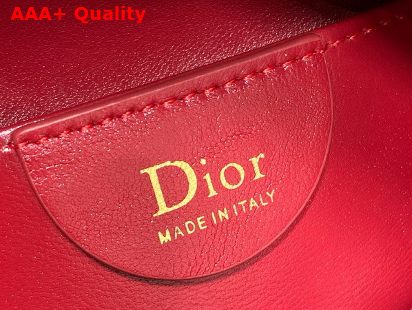 Dior Mini Toujours Hobo Bag in Red Cannage Lambskin Replica