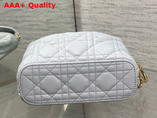 Dior Mini Toujours Hobo Bag in Shirt Blue Cannage Lambskin Replica