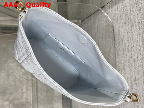 Dior Mini Toujours Hobo Bag in Shirt Blue Cannage Lambskin Replica