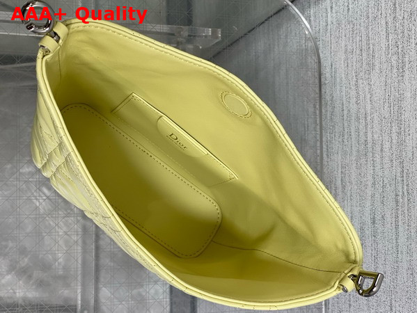 Dior Mini Toujours Hobo Bag in Yellow Cannage Lambskin Replica